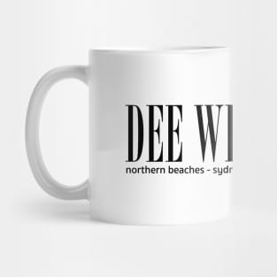 Dee Why Beach Address Mug